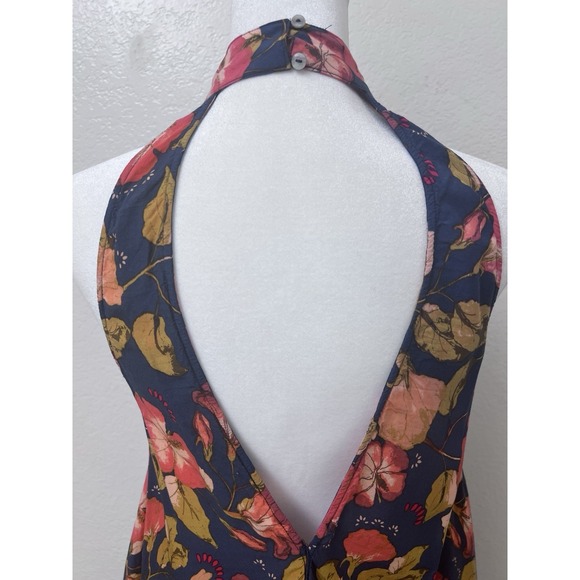 Intimately Free People Beaux Mock Neck Slip Dress Womens Boho Floral Mini - Picture 11 of 11